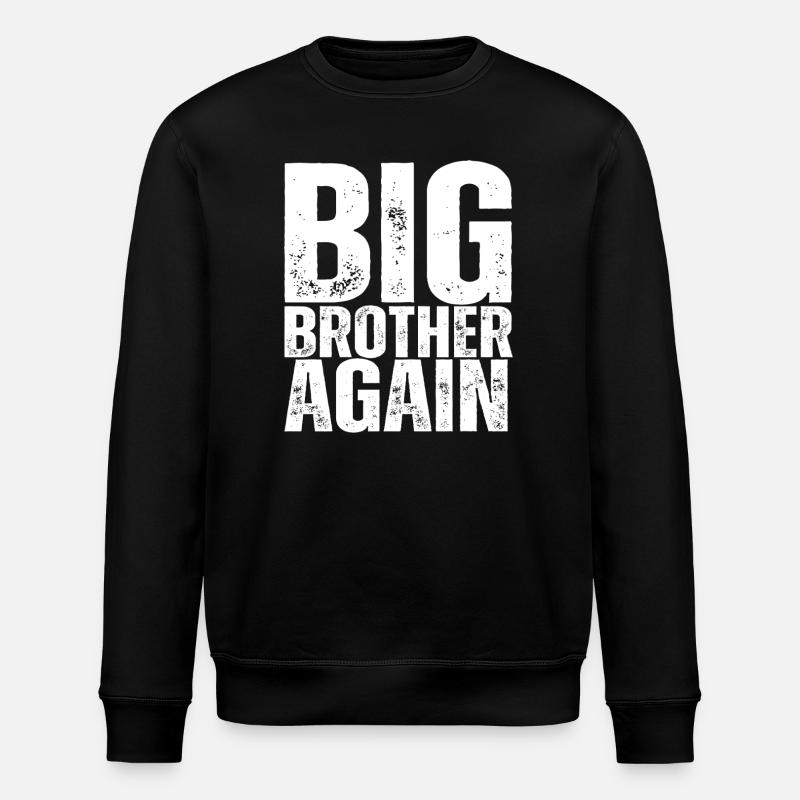 BIG_BROTHER_AGAIN - Sweat bio ROLLER Stanley/Stella Unisexe - noir