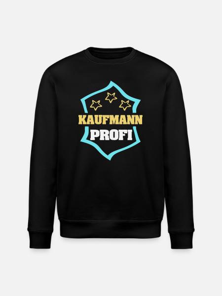 Arbeit Kaufmann - Stanley/Stella Unisex Bio-Sweatshirt ROLLER - Schwarz