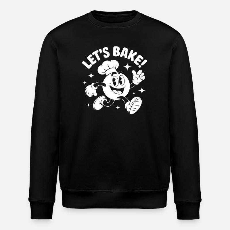 Baking fun motif - Stanley/Stella ROLLER Unisex Organic Sweatshirt - black