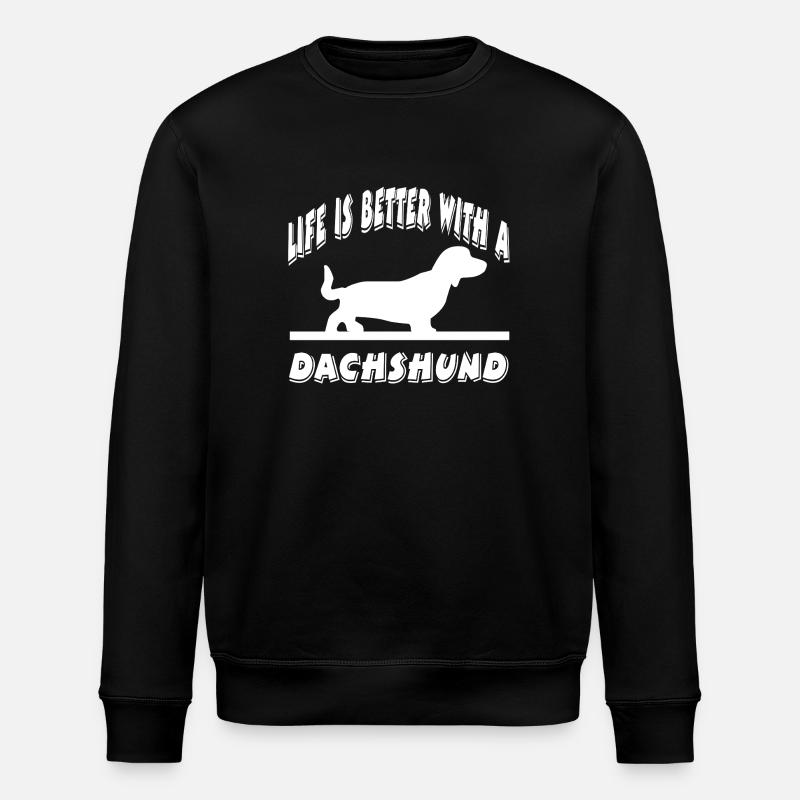 Teckel - Sweat bio ROLLER Stanley/Stella Unisexe - noir