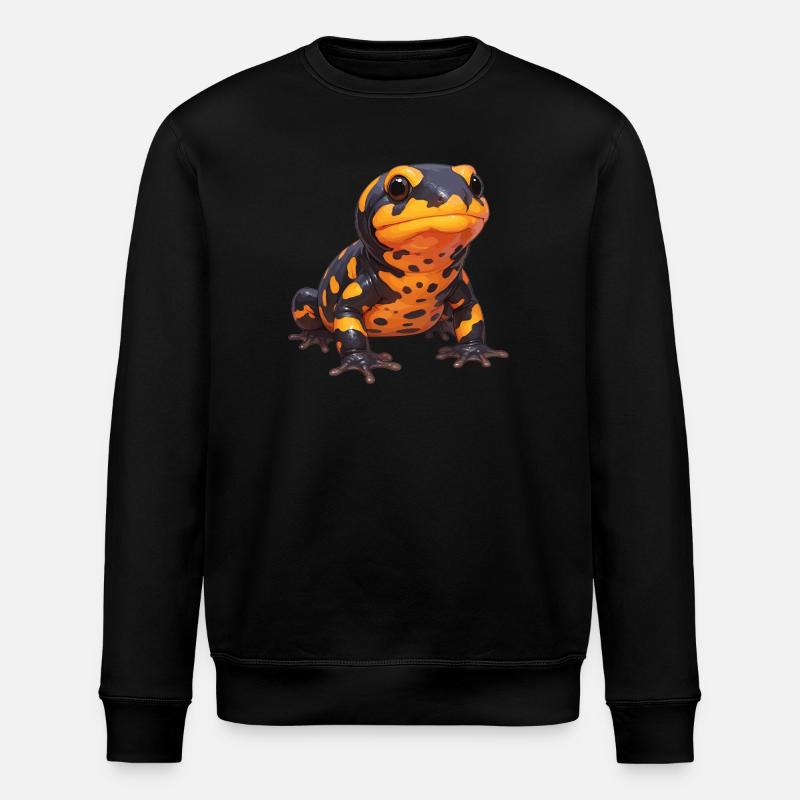 Fire Salamander Salamander - Stanley/Stella ROLLER Unisex Organic Sweatshirt - black