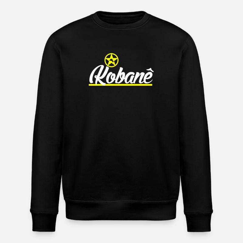 Kobane - Sweat bio ROLLER Stanley/Stella Unisexe - noir