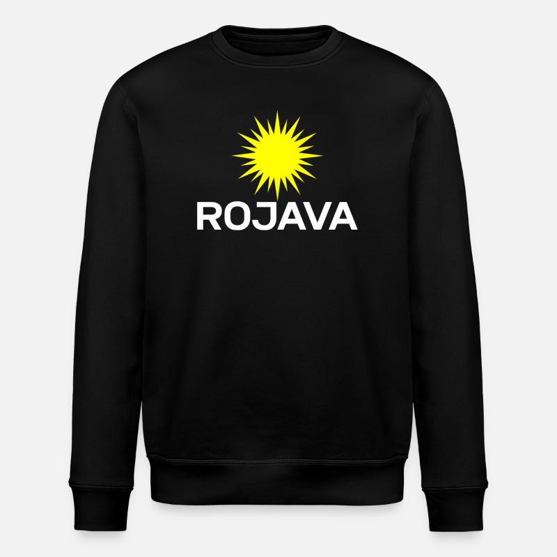 Rojava Kurdistan - Stanley/Stella ROLLER Unisex Organic Sweatshirt - black