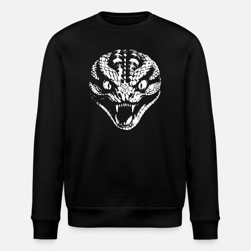 Snake - Stanley/Stella Unisex Bio-Sweatshirt ROLLER - Schwarz