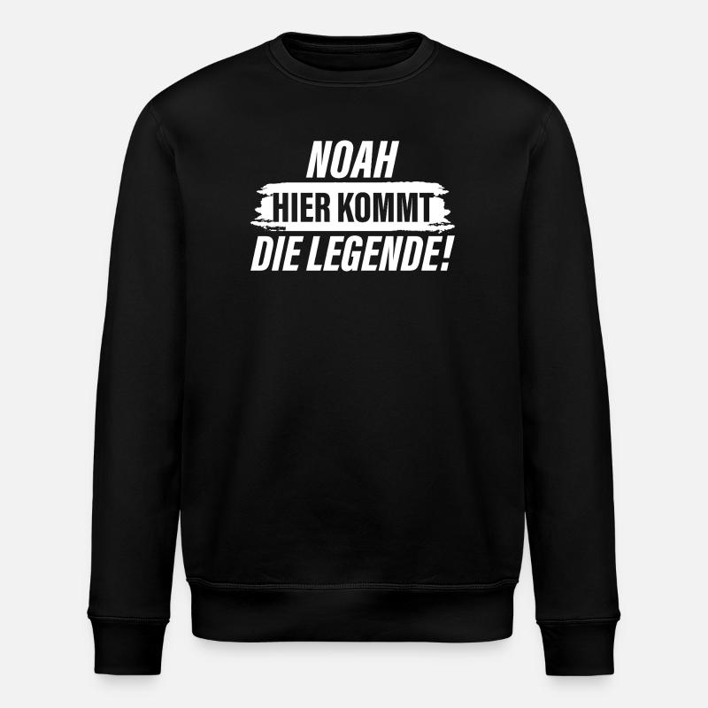 Noah – here comes the legend! - Stanley/Stella ROLLER Unisex Organic Sweatshirt - black