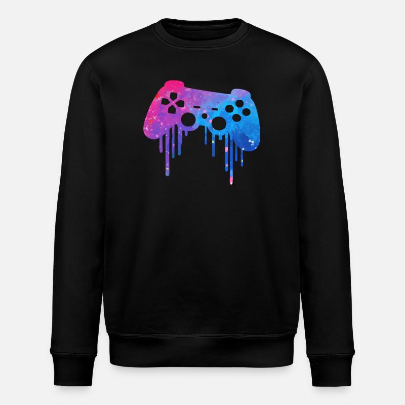 Gaming Splash - Stanley/Stella ROLLER Unisex Organic Sweatshirt - black