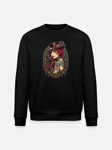 Femmes Steampunk Magnifiques Steampunk - Sweat bio ROLLER Stanley/Stella Unisexe - noir