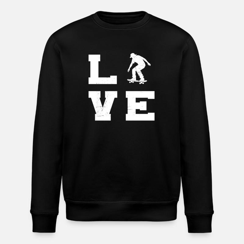 Skateboard : Adore s’habiller chic - Sweat bio ROLLER Stanley/Stella Unisexe - noir