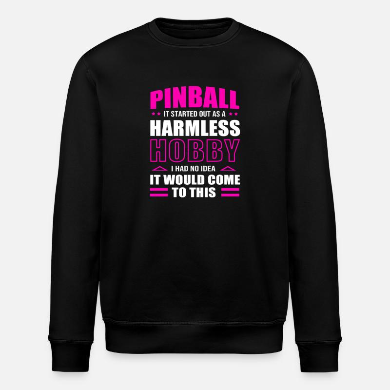 Pinball Flipper - Stanley/Stella Unisex Bio-Sweatshirt ROLLER - Schwarz