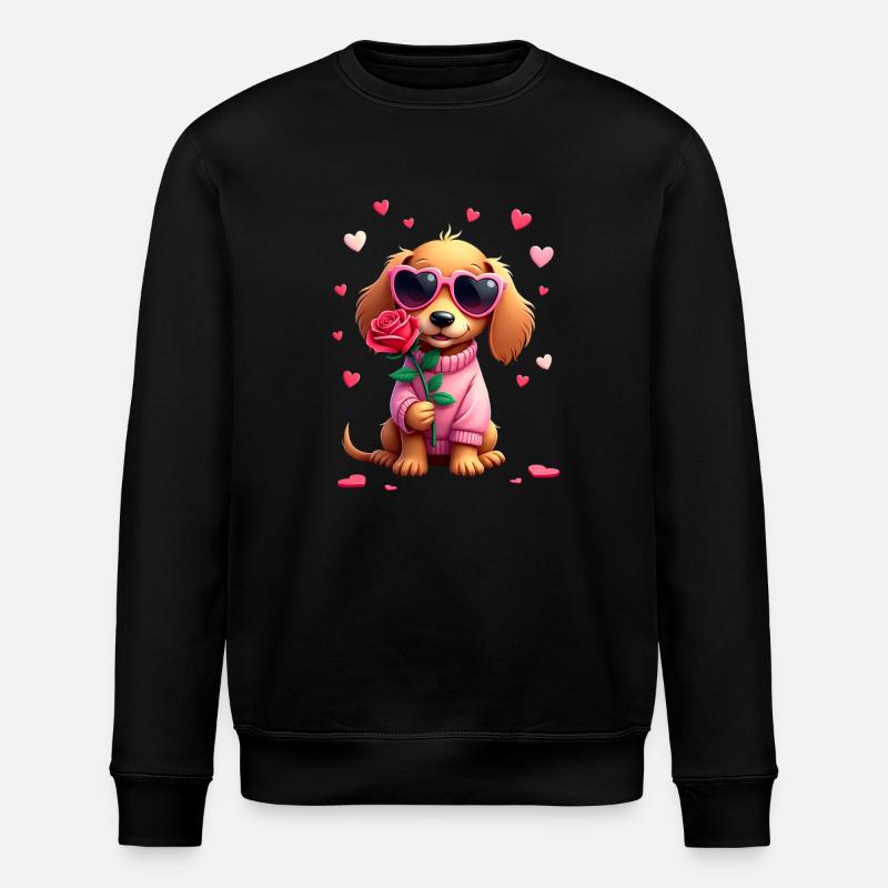 Dackel teckel teckel tekel - Sweat bio ROLLER Stanley/Stella Unisexe - noir