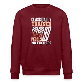 Voiture manuelle, entraînée classiquement - Sweat bio ROLLER Stanley/Stella Unisexe - bordeaux - Devant - Nik (191cm)
