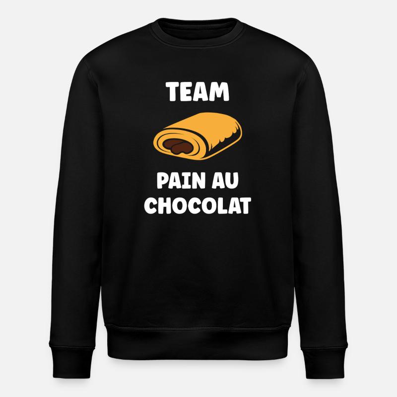pain au chocolat - Sweat bio ROLLER Stanley/Stella Unisexe - noir