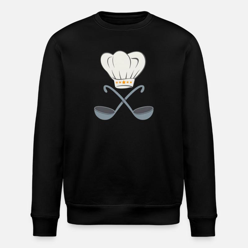 kochmütze - Stanley/Stella Unisex Bio-Sweatshirt ROLLER - Schwarz