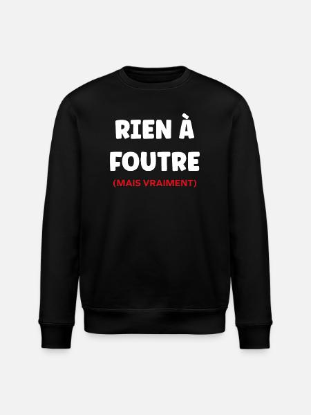 rien à foutre, - Sweat bio ROLLER Stanley/Stella Unisexe - noir