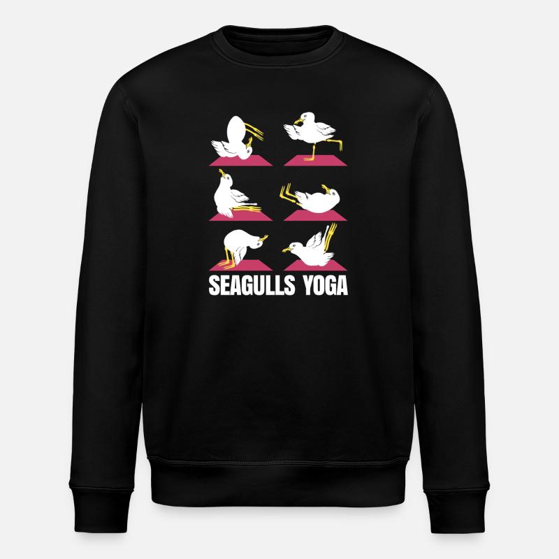 Schwangerschaft verkünden Zwillinge Mama Mutter - Stanley/Stella Unisex Bio-Sweatshirt ROLLER - Schwarz