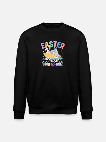 Easter Cruise Holiday Quote - Stanley/Stella ROLLER Unisex Organic Sweatshirt - black