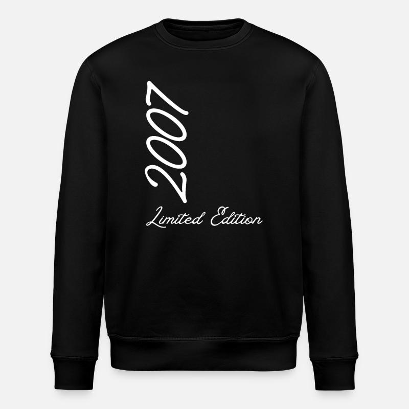 Year 2007 Limited Edition - Stanley/Stella ROLLER Unisex Organic Sweatshirt - black