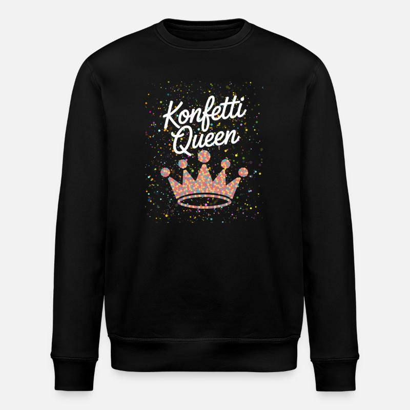 Reine des confettis - Sweat bio ROLLER Stanley/Stella Unisexe - noir