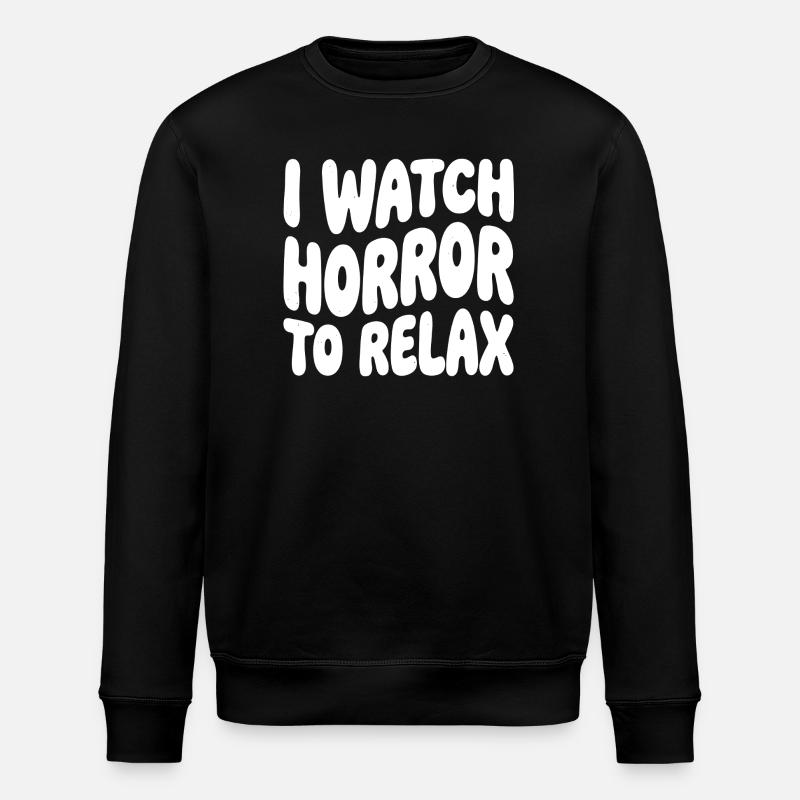 L’horreur pour se détendre - Sweat bio ROLLER Stanley/Stella Unisexe - noir