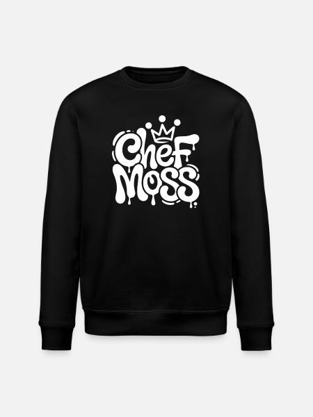 Chef Moss Graffiti Krone - Stanley/Stella Unisex Bio-Sweatshirt ROLLER - Schwarz