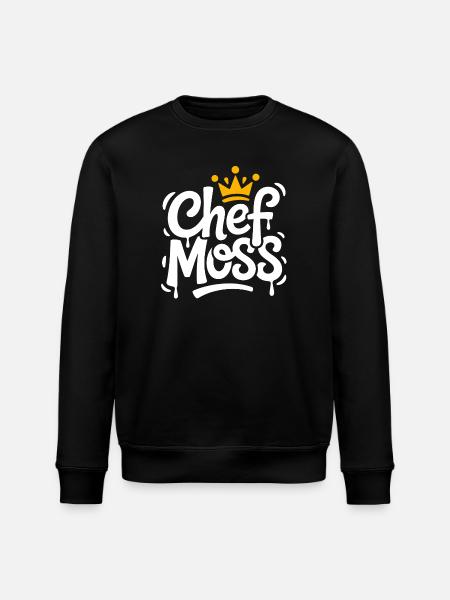 Chefmoss Königskrone - Stanley/Stella Unisex Bio-Sweatshirt ROLLER - Schwarz