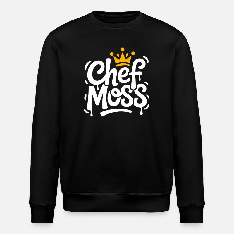 Chefmoss Königskrone - Stanley/Stella Unisex Bio-Sweatshirt ROLLER - Schwarz