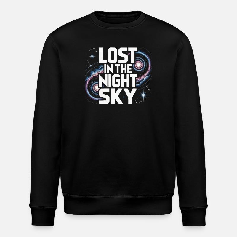 Astronomer Galaxy Outerspace Universe Astronomy - Stanley/Stella ROLLER Unisex Organic Sweatshirt - black