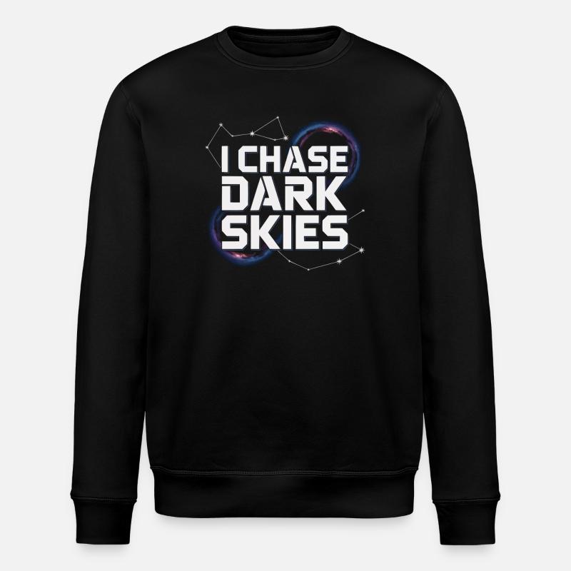 Astronomer Galaxy Outerspace Universe Astronomy - Stanley/Stella ROLLER Unisex Organic Sweatshirt - black