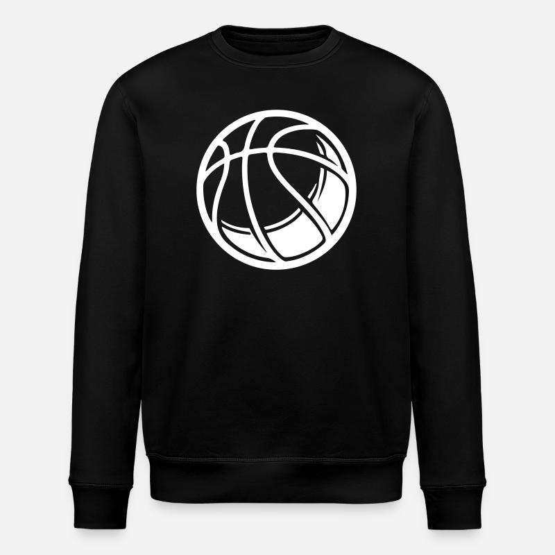 Basketball Ball - Stanley/Stella Unisex Bio-Sweatshirt ROLLER - Schwarz