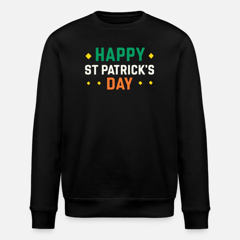 Joyeux Saint-Patrick T-Shirt festif - Sweat bio ROLLER Stanley/Stella Unisexe - noir