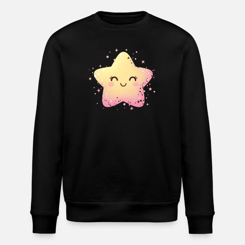 Étoile pastel Kawaii Sparkle - Sweat bio ROLLER Stanley/Stella Unisexe - noir