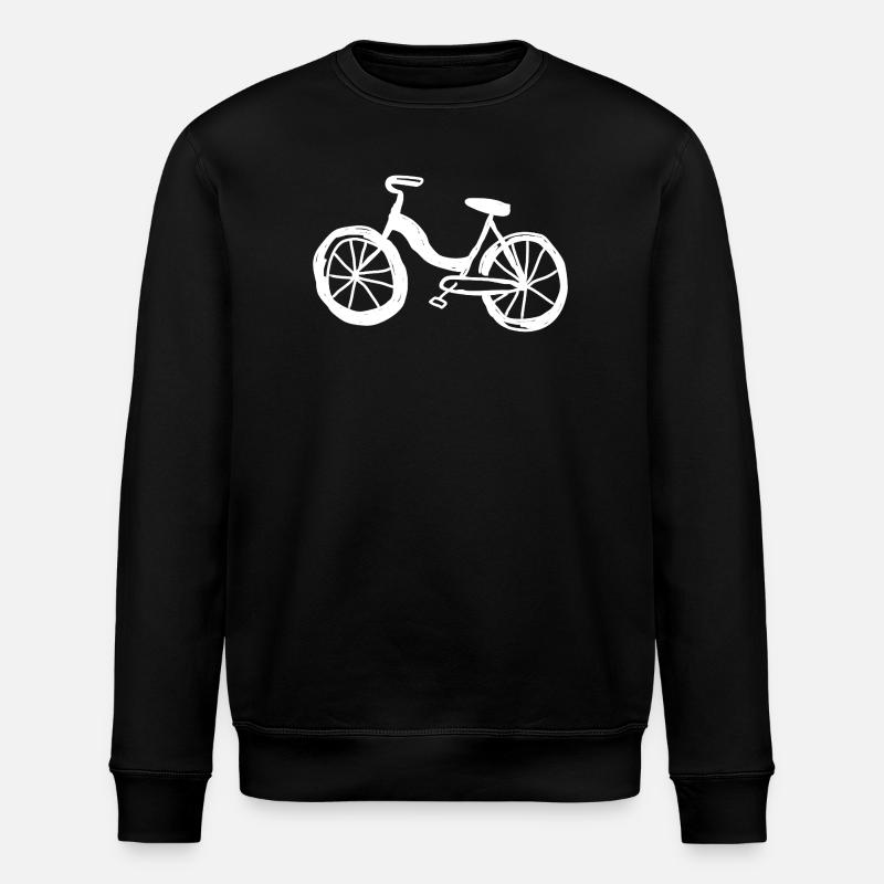Bicyclette - Sweat bio ROLLER Stanley/Stella Unisexe - noir