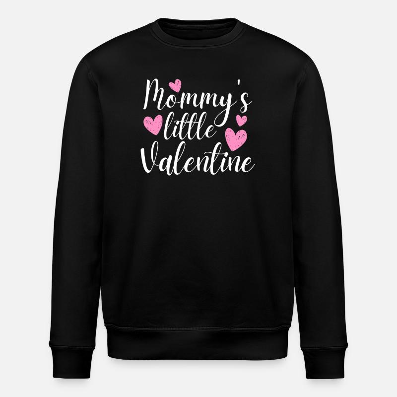 Mamas kleiner Valentin - Stanley/Stella Unisex Bio-Sweatshirt ROLLER - Schwarz