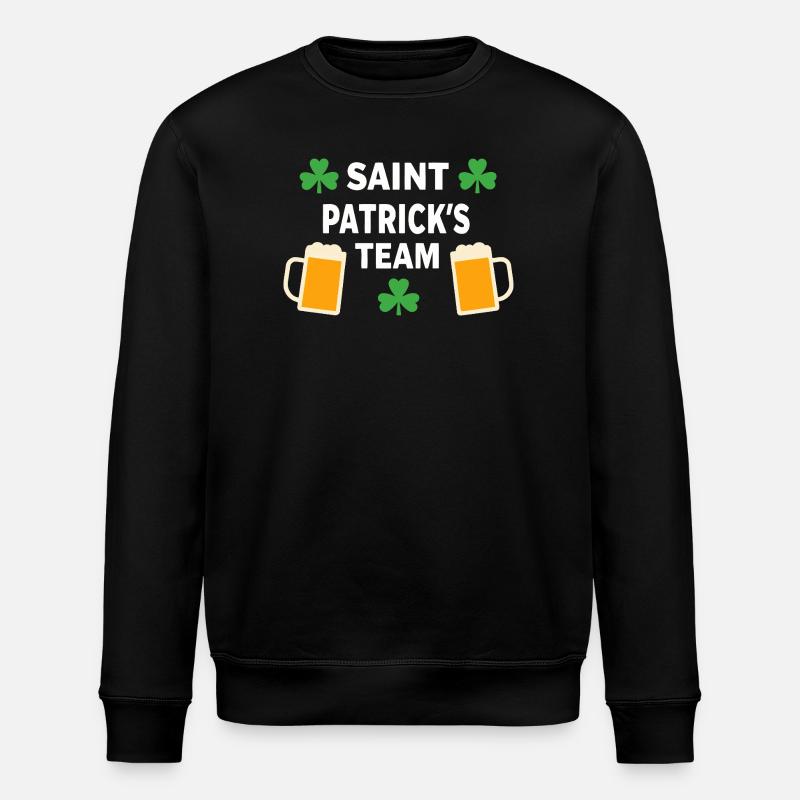 Équipe Saint-Patrick Festif - Sweat bio ROLLER Stanley/Stella Unisexe - noir