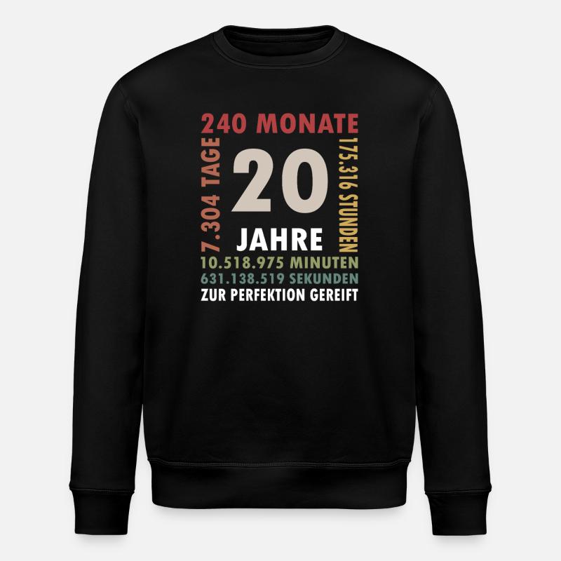 Vingt ans de Jubilee Graphic - Sweat bio ROLLER Stanley/Stella Unisexe - noir