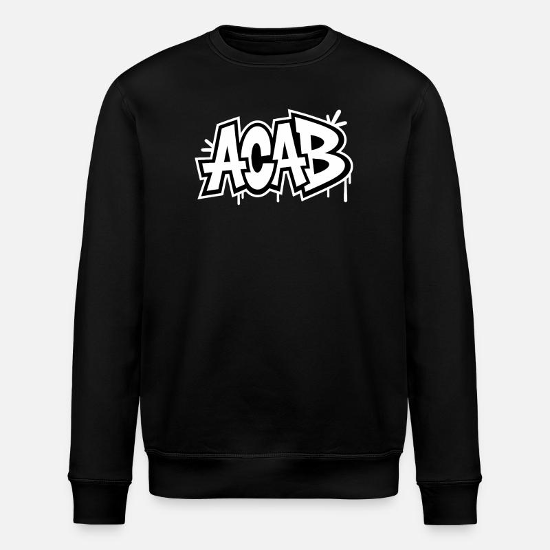 ACAB - T-shirt Anti-Cops - Sweat bio ROLLER Stanley/Stella Unisexe - noir