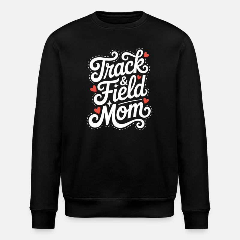 Athletics Sayings Athletics Gift - Stanley/Stella ROLLER Unisex Organic Sweatshirt - black
