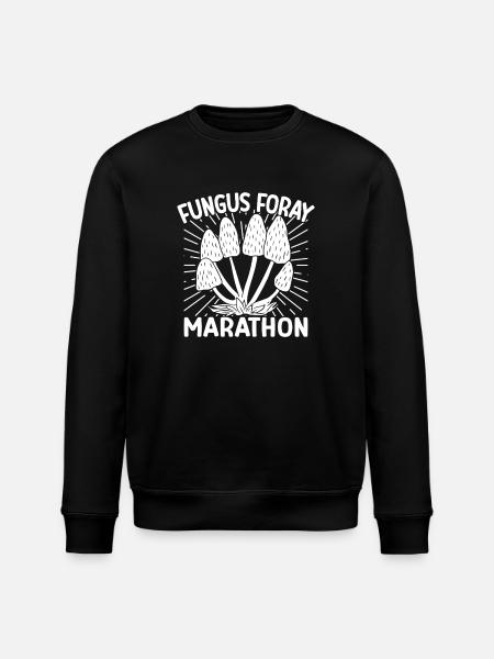 Champignon Marathon Champignon Morille - Sweat bio ROLLER Stanley/Stella Unisexe - noir