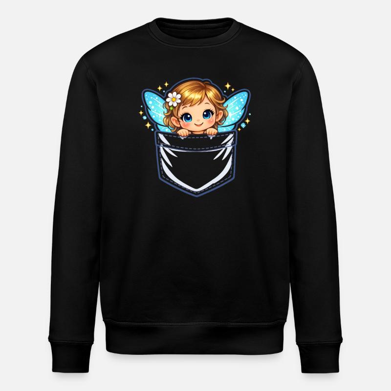 Engelchen Taschen-Portal - Stanley/Stella Unisex Bio-Sweatshirt ROLLER - Schwarz