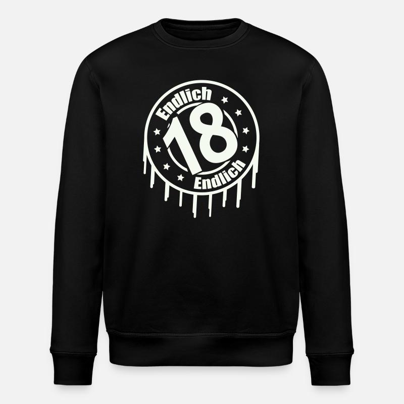 enfin 18 - Sweat bio ROLLER Stanley/Stella Unisexe - noir