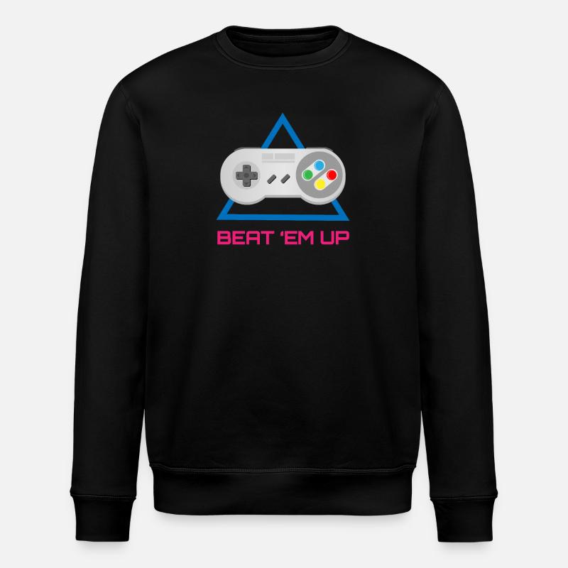 Retro-Gaming – Neon - Stanley/Stella Unisex Bio-Sweatshirt ROLLER - Schwarz