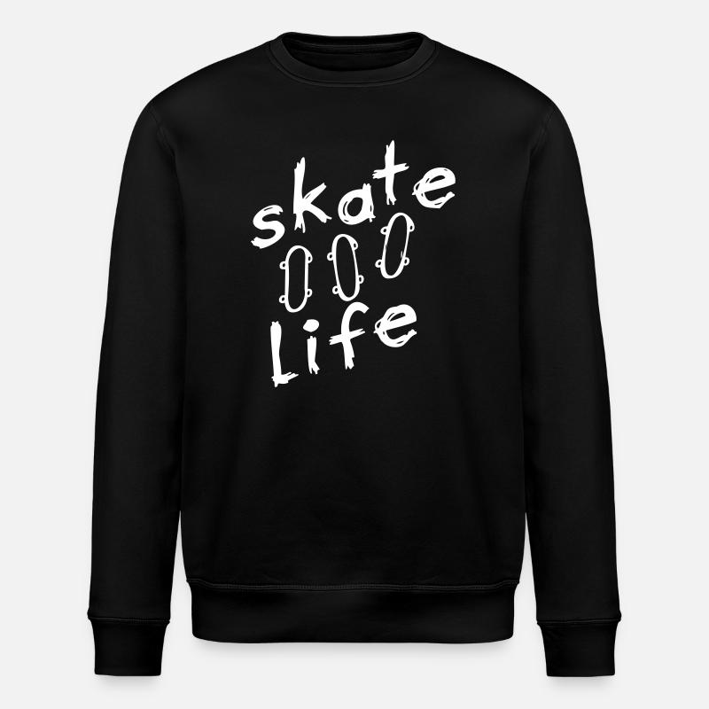 Skate - Stanley/Stella ROLLER Unisex Organic Sweatshirt - black