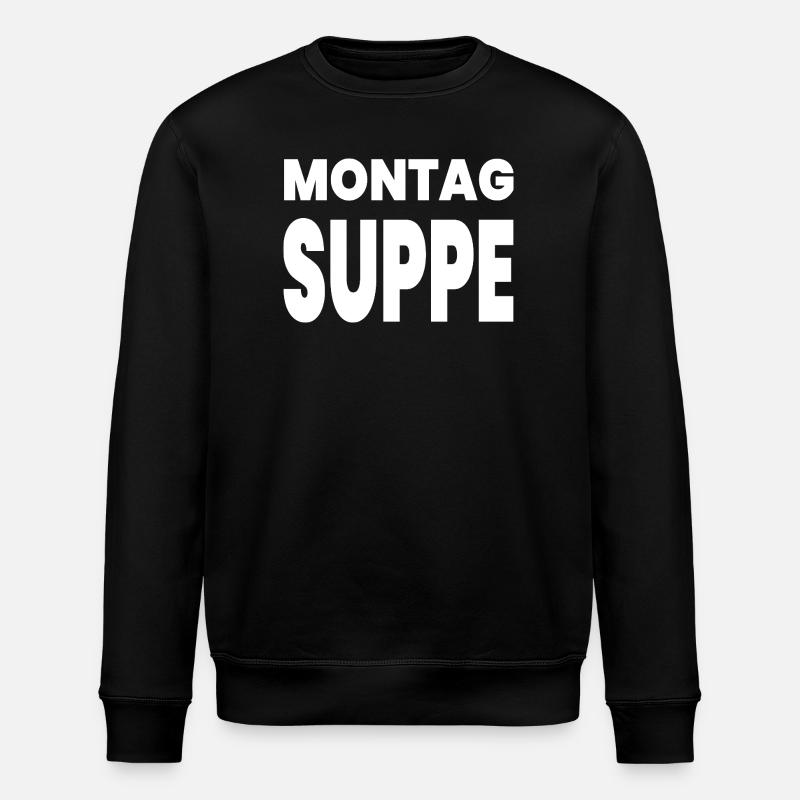 Suppe - Stanley/Stella Unisex Bio-Sweatshirt ROLLER - Schwarz