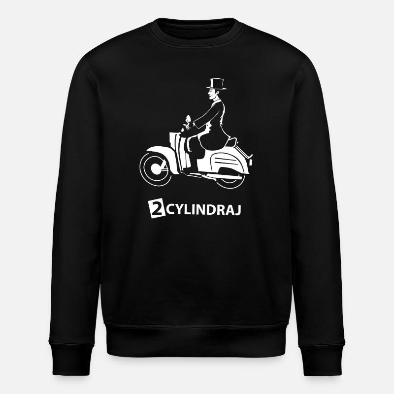 2 CYLINDRAJ - white - - Stanley/Stella Unisex Bio-Sweatshirt ROLLER - Schwarz