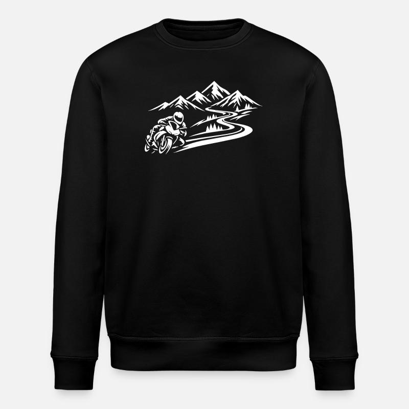 Alpine Pass Ride - Sweat bio ROLLER Stanley/Stella Unisexe - noir