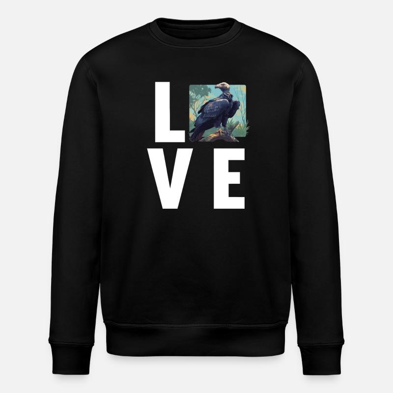 Vautour - Sweat bio ROLLER Stanley/Stella Unisexe - noir