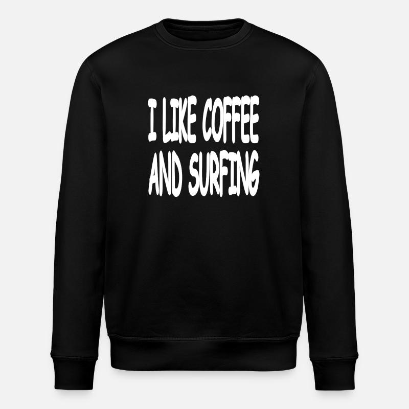 Surf - Sweat bio ROLLER Stanley/Stella Unisexe - noir