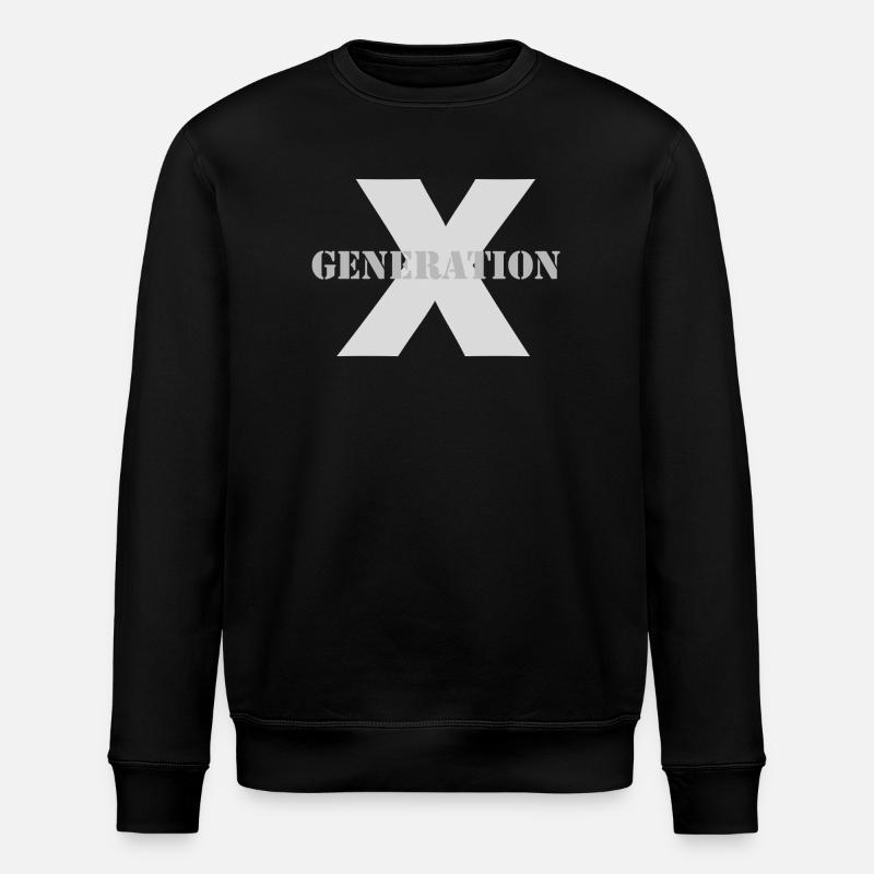 Generation X - Stanley/Stella ROLLER Unisex Organic Sweatshirt - black