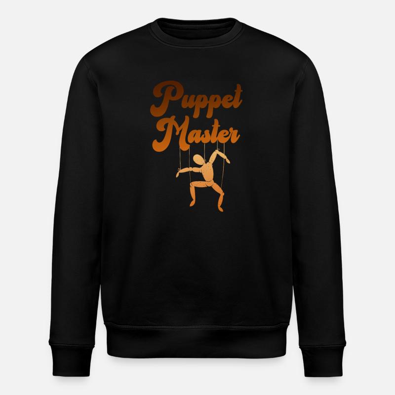 Puppenmeister-Silhouette - Stanley/Stella Unisex Bio-Sweatshirt ROLLER - Schwarz