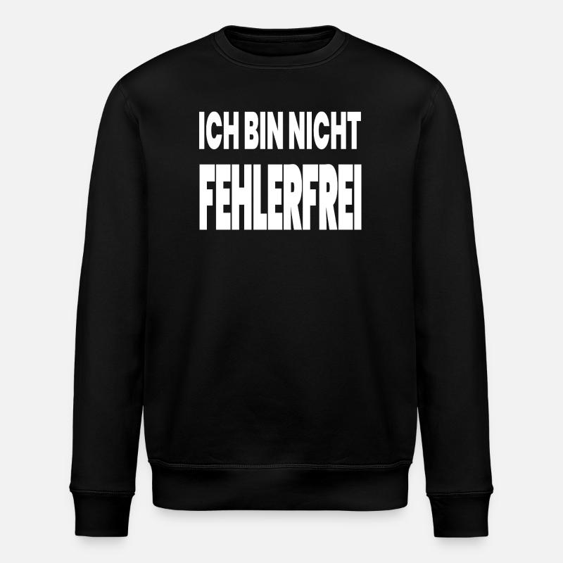Fehlerfrei - Stanley/Stella Unisex Bio-Sweatshirt ROLLER - Schwarz